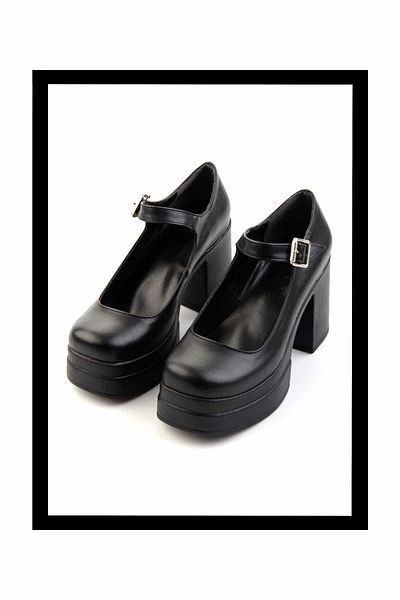 Bambi Pantofi clasici cu toc pentru femei negre K 01181063209
