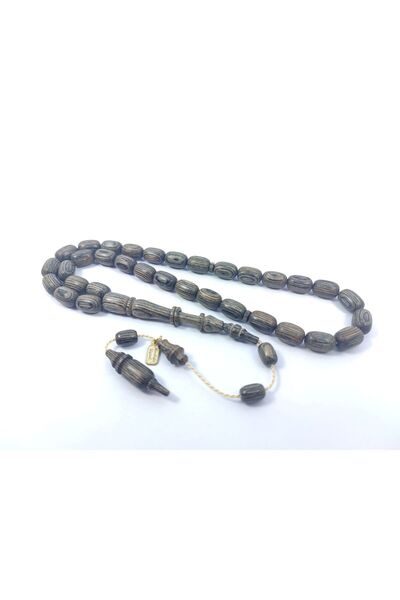 İskeçe Exclusive Halil Hilmi Master - Rare Genre Artifact, Ringed Imame, Camphor Wood Certified 6429