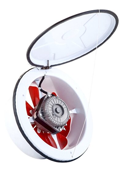 Fansan 30 Cm Tka-300 60 W 1000 M3/h 1300 D/d 220/230 Volt Monofaze Kapaklı Baca Duvar Aspiratörü