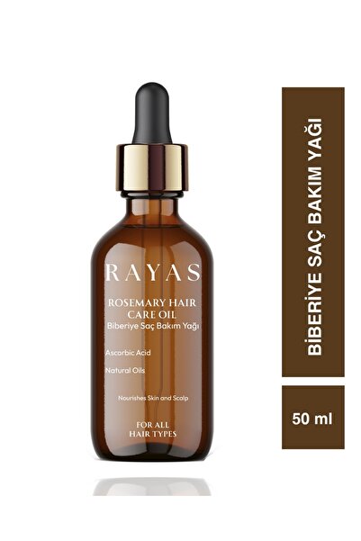 RAYAS Biberiye Yağı Saç Dökülmesi Ve Yıpranmış Saçlar Için Hızlı Saç Uzatan S...