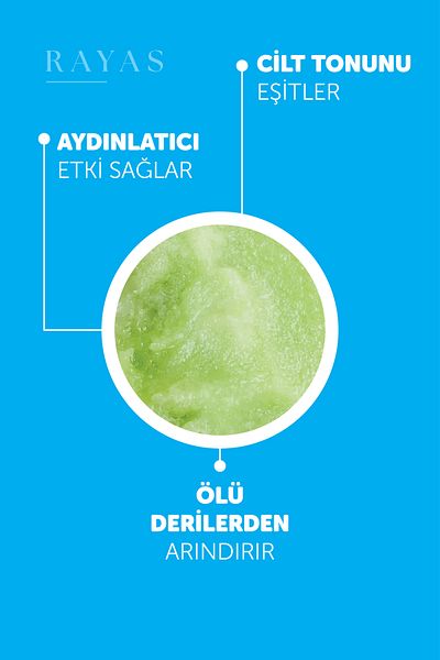 RAYAS 100 ml Beluga Caviar - Purifying and Brightening Facial Peeling with Aloe Vera and Cucumber Extract
