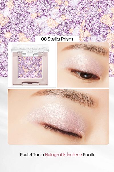 Missha بريق الظل الحديث - بريزم مصنوع يدويًا غير متكتل (رقم 8 STELLA PRISM)
