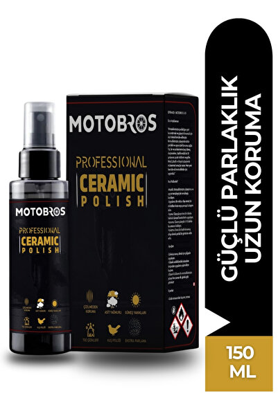 Motobros Motosiklet Seramik Katkılı Cila (Uzun Süreli Parlaklık Ve Koruma)