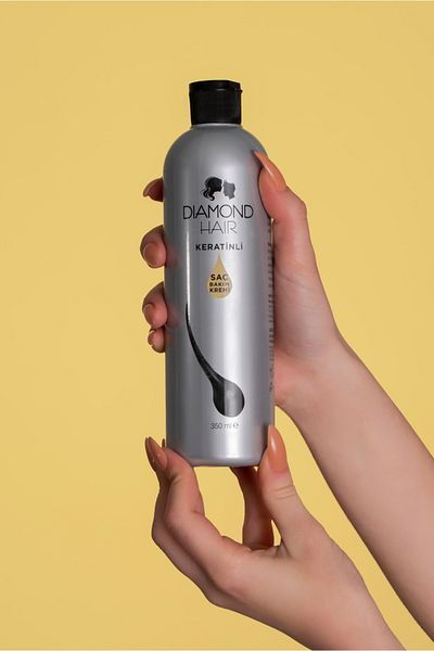 DIAMOND HAIR Hair Care Cream - Moisturizing, Softening, Shining - Smooth and Easy-To-Comb Hair