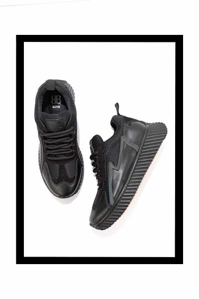 Bambi Women's Black Sneakers K01228082509
