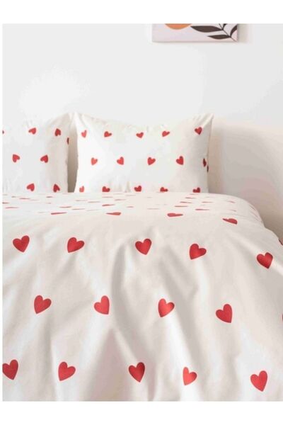 Sheri Home Kalpli Çift Kişilik Nevresim (YORGAN KILIFI) 185 Cm X 220 Cm, Malzeme: %100 Pamuk.889221969488