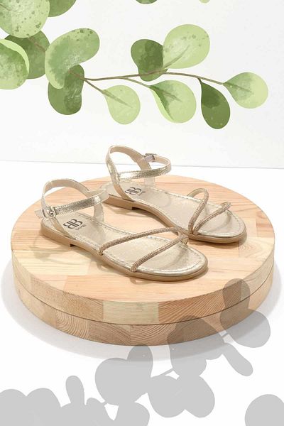 Bambi Gold Women's Sandals K05625051209