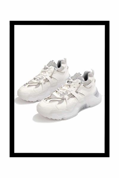 Bambi Women's White Sneakers K01406268509