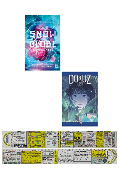 Yuzu Snow Globe + Dokuz 2 Kitap Set + Mat. Öğreten Cetvel