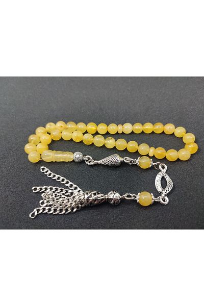İskeçe Exclusive Clamshell Cemil Master's Artifact with Silver Tassels 10,19 Gr. Litfanya Rock Drop Certified 6569