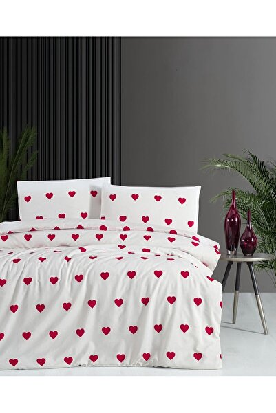 Sheri Home Kalpli Çift Kişilik Nevresim (YORGAN KILIFI) 185 Cm X 220 Cm, Malzeme: %100 Pamuk.889221969488
