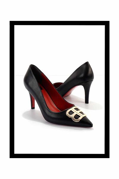 Bambi Black Women's Classic Heeled Shoes K01427018109