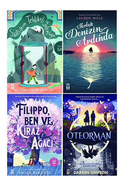 Genç Timaş 5. 6. 7. Sınıf Okuma Seti 4 Kitap Saatçilerin Tehlikeli Yolculuğu-...