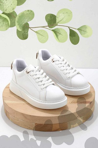 Bambi Women's White Sneakers K01824211609