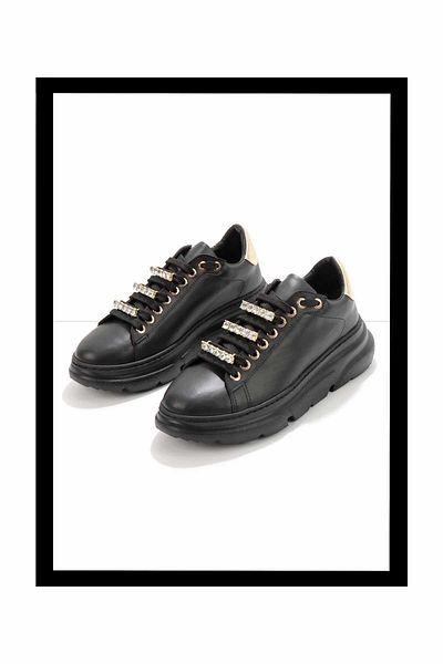 Bambi Women's Black Sneakers K01791071209