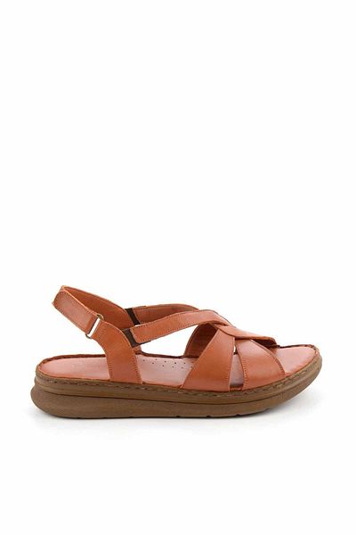 Bambi Taba Leather Women's Sandals K05827153003
