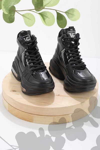 Bambi Black Crocodile Women's Sneakers01687506011
