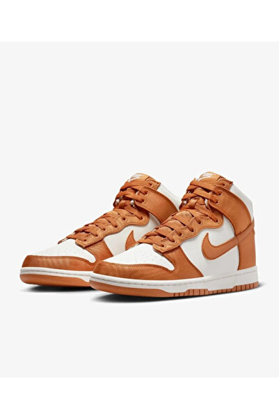 Nike Dunk Hi Retro Se Turuncu Renk Erkek Spor Ayakkabısı (Dar Kalıp 1 Beden Büyük Almanızı Öneriyoruz)