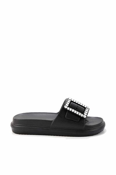 Bambi Black Gel - Women's Slippers K 04740100559