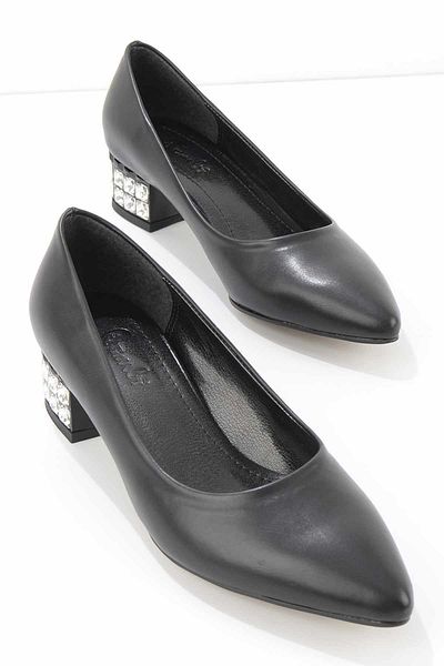 Bambi Pantofi clasici cu toc pentru femei negre K 01189007009