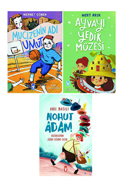 Timaş Çocuk 2. 3. Sınıf Okuma Seti 3 Kitap Set Mucizenin Adı Umut-Ayvayı Yedi...