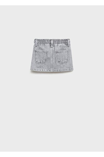 MANGO Baby Short denim skirt