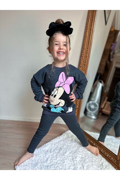YİGİT BUTİK مجموعة الفتيات المطبوعة من Yigit Boutique Minnie