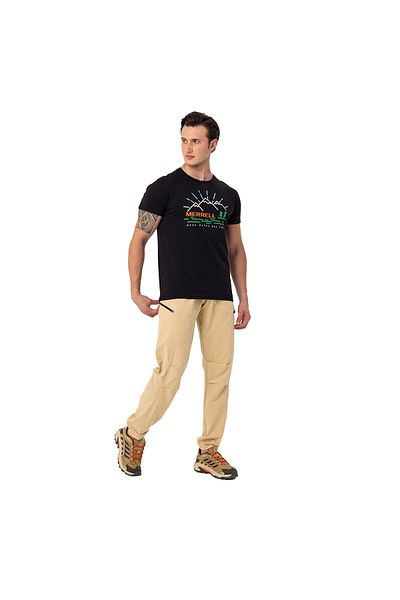 Merrell Ανδρικό μαύρο μπλουζάκι Tobi