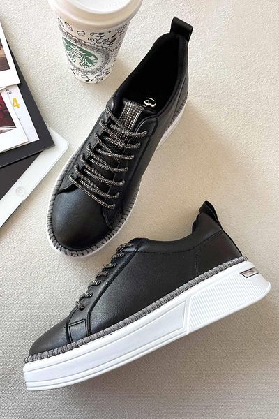 Bambi Tenis de damă negri K 01377023709