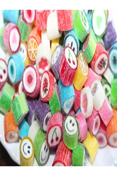 Genel Markalar Çok Renkli Lolly Tropik Meyve Aromalı Şeker 1000 Gr.