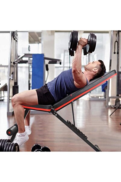 Genel Markalar Katlanabilir Spor Sit Up Output Fitness Koltuğu Bench Ağırlık ...