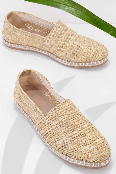 Bambi Natürlich gestrickte Damen-Espadrille K 01534100028