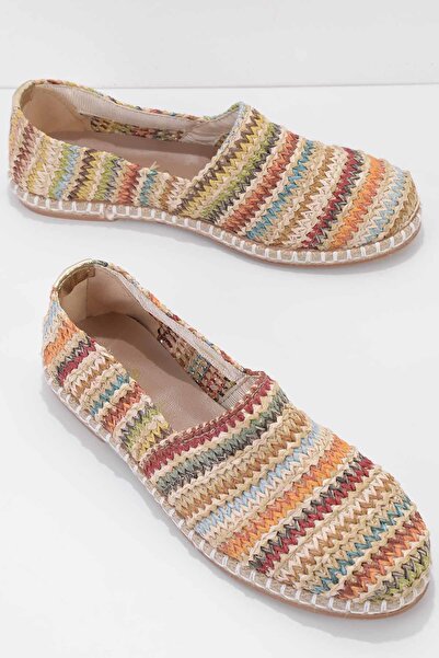 Bambi Mustard Multi Women's Espadrille K01534100028