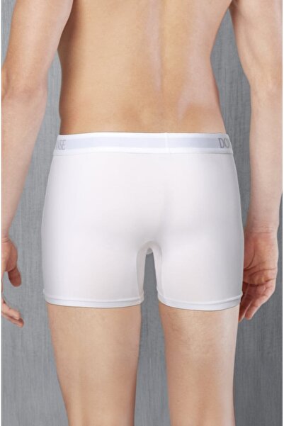 Doreanse White Men's 96% Cotton Boxers with Pockets 1790