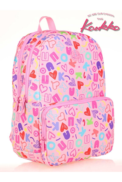 KAUKKO حقيبة ظهر موديل بروكيد بثلاثة أقسام