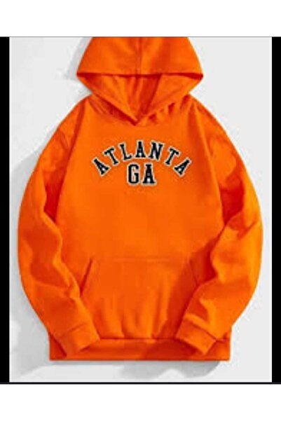 UNCİA OUTDOORS Φούτερ Unisex με στάμπα Atlanta και κουκούλα, Oversize