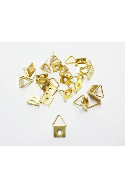 sywoods Small Triangle Table Frame Hanger and Screws 20 Pieces 12x18 Mm