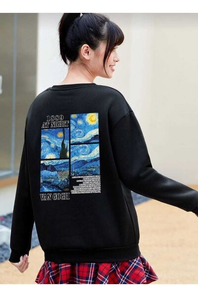 UNCİA OUTDOORS Hanorac oversize unisex imprimat cu potrivire confortabilă