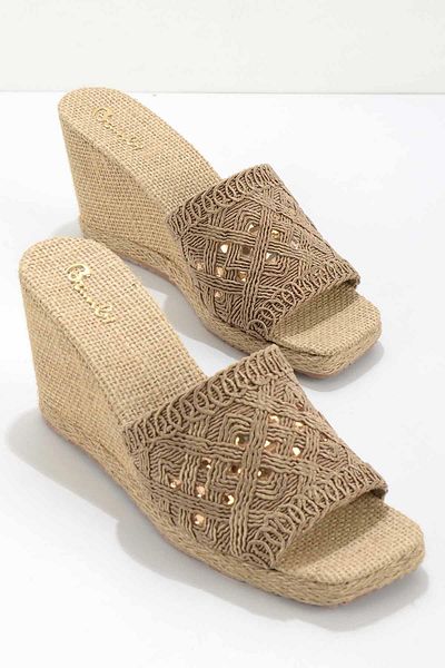 Bambi Mink Knitted Women's Slippers K04874013516