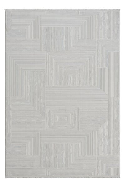 SEYRAN HALI Seyran Gustoo Koleksiyonu Tozumaz Kolay Temizlenir Halı 902 Beyaz