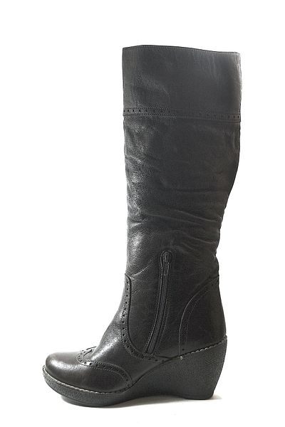 Onlo Ayakkabı Onlo Shoes LZ.79 Γνήσιο δέρμα καφέ γυναικείες μπότες με τακούνι