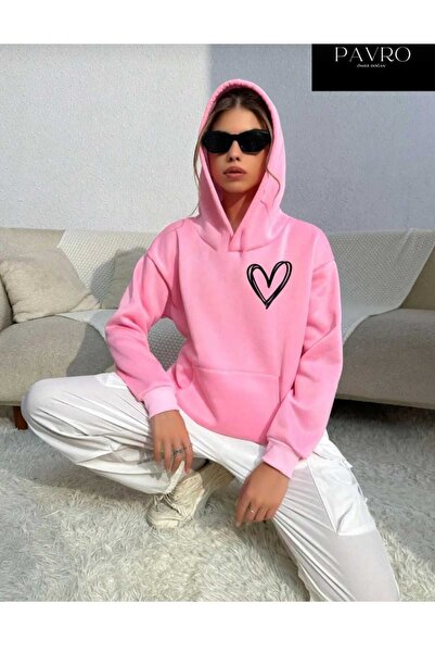 UNCİA OUTDOORS Unisex Oversize με κουκούλα και στάμπα