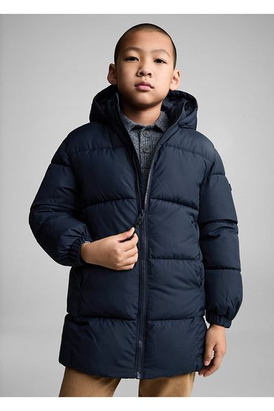 MANGO Kids Gesteppter langer Anorak