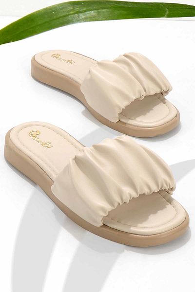 Bambi Beige Damenhausschuhe K 04875081109