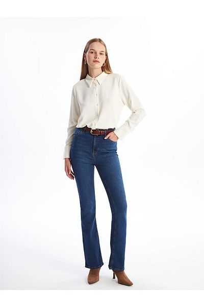 LC Waikiki Pantaloni de jeans pentru femei Lcwk Mars Flare