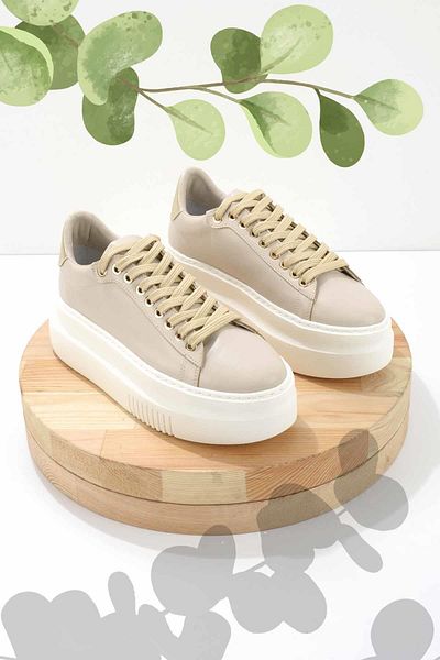 Bambi Beige Women's Sneaker K01344008009