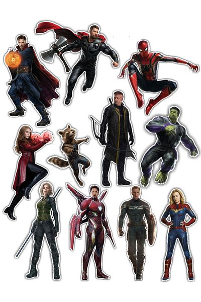 Sticksy Marvel Stickerphone Laptop Notebook Tablet Notebook Flask Sticker Sticker St785
