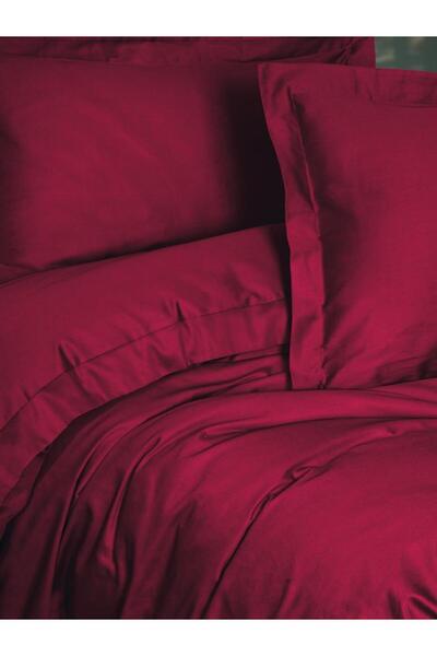 ZEMİRA HOME Elegant Burgundy Double Satin Nev Set