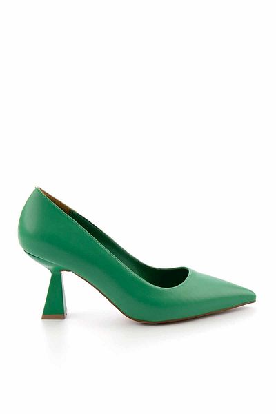Bambi Grüne klassische Damenschuhe mit Absatz K 01231304809