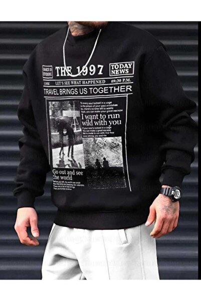 UNCİA OUTDOORS Unisex Oversize Εκτυπωμένο